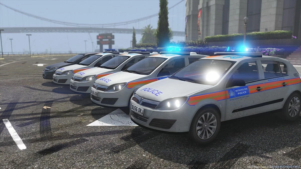 Paquete Vauxhall Astra de la Policía Metropolitana 2005 - 2010 [ELS] / GTA 5