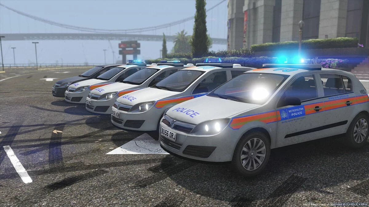 Paquete Vauxhall Astra de la Policía Metropolitana 2005 - 2010 [ELS] / GTA 5
