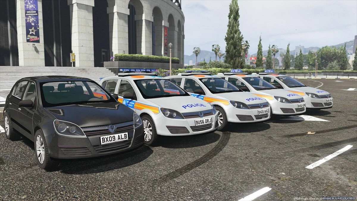 Paquete Vauxhall Astra de la Policía Metropolitana 2005 - 2010 [ELS] / GTA 5