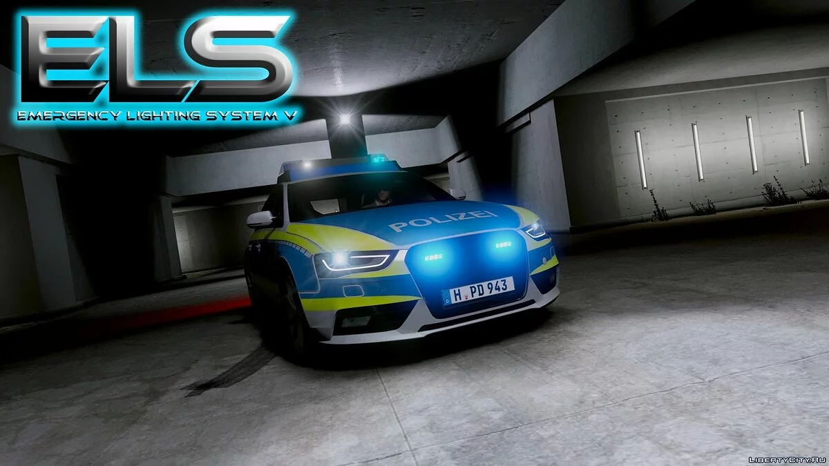 奥迪 A4 Avant 高速公路警察 [ELS] / GTA 5