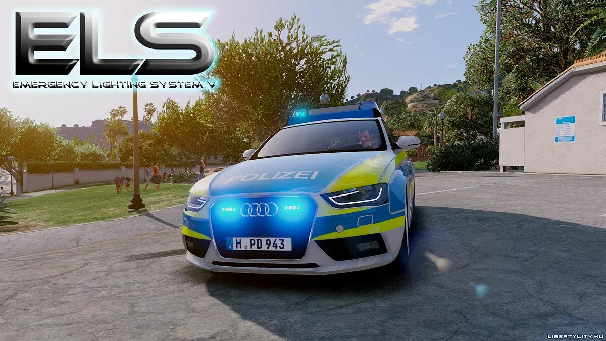 奥迪 A4 Avant 高速公路警察 [ELS] / GTA 5