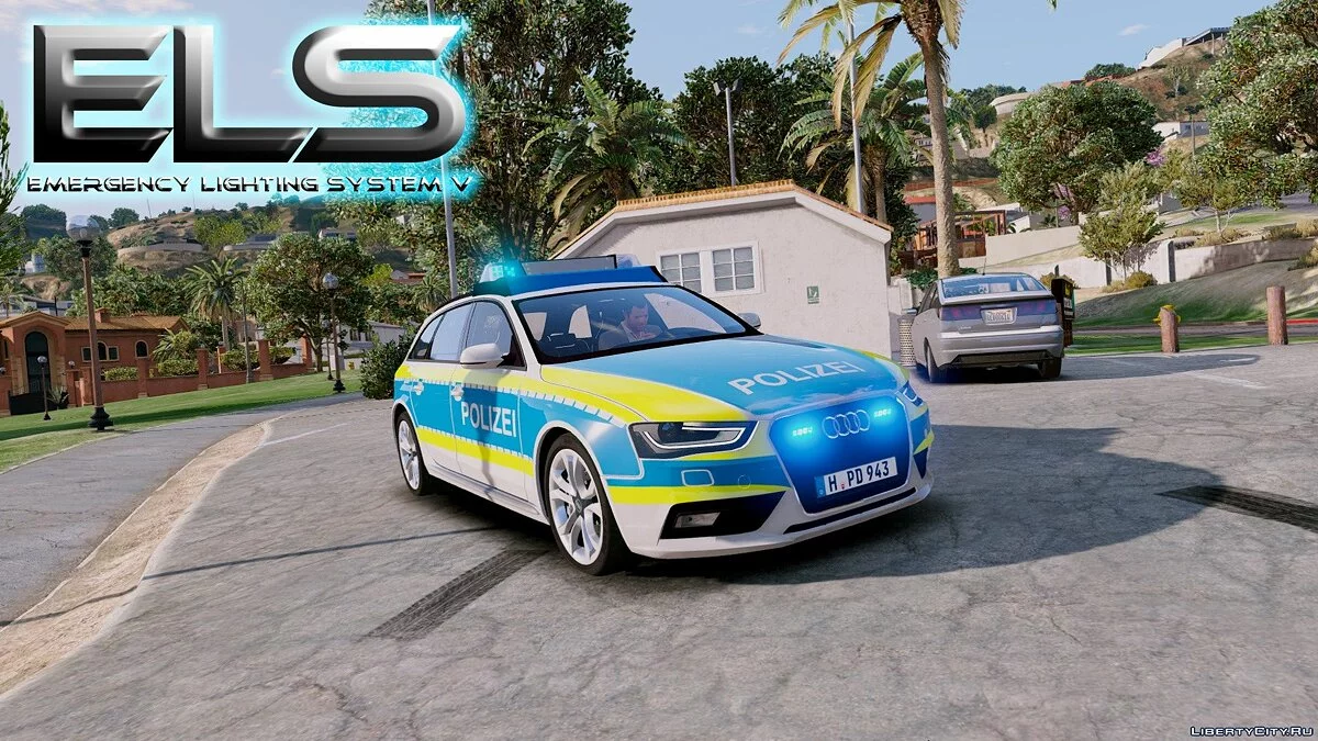 奥迪 A4 Avant 高速公路警察 [ELS] / GTA 5