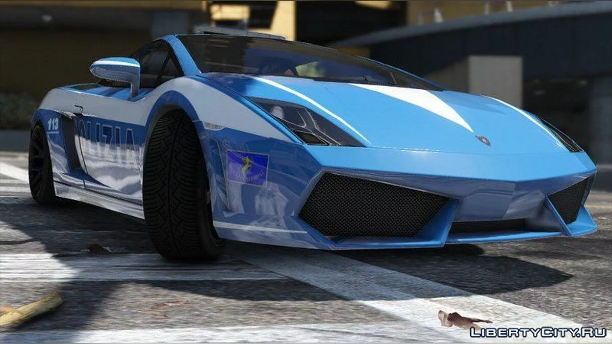 Lamborghini Gallardo Police + Template / GTA 5
