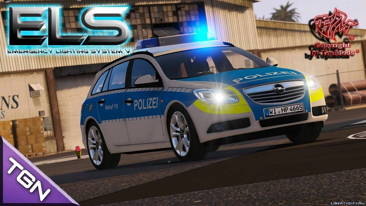 Opel Insignia Polizei Hessen [ELS] / GTA 5