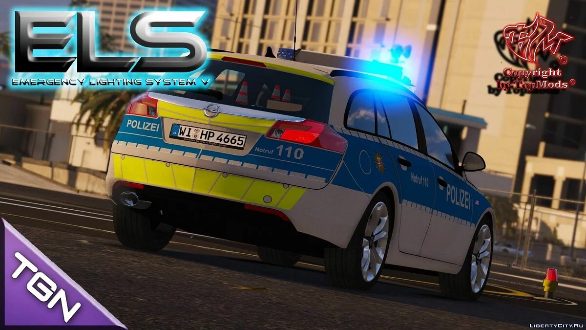 Opel Insignia Polizei Hessen [ELS] / GTA 5