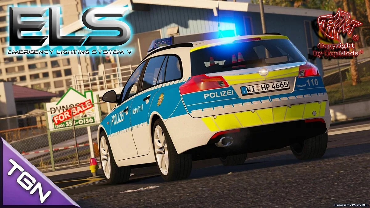 Opel Insignia Polizei Hessen [ELS] / GTA 5