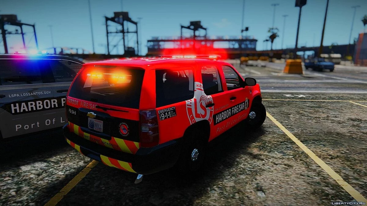 2013 & 2015 Tahoes - LS Harbor Patrol/Fire 1.0 / GTA 5