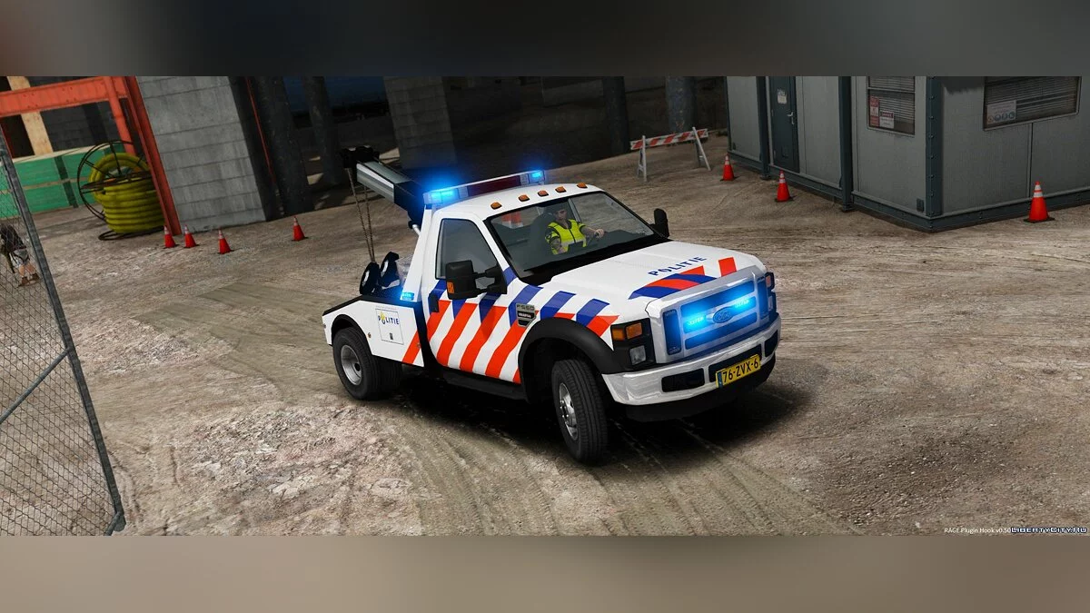 Ford F550 Camion de remorquage de police néerlandaise [ELS] 1.1 / GTA 5