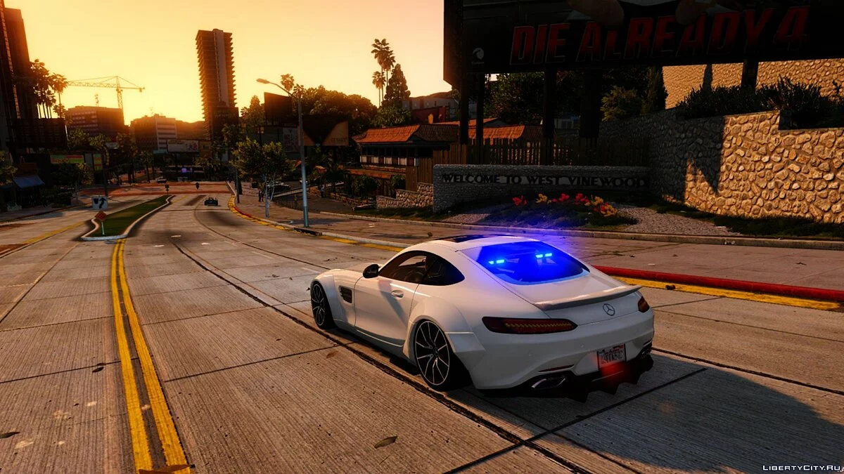Mercedes-Benz AMG GT Unmarked Police 1.0 / GTA 5