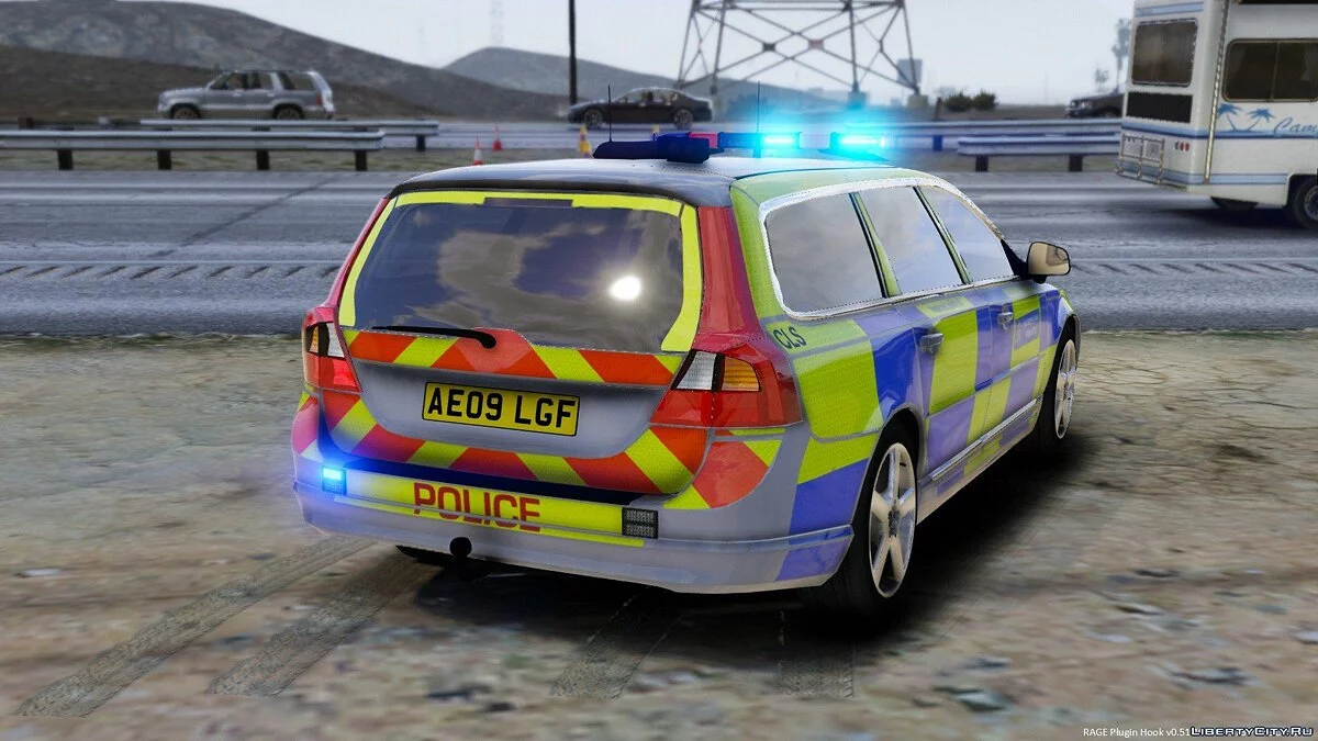 Met Police Volvo V70 [ELS] 1.0 / GTA 5