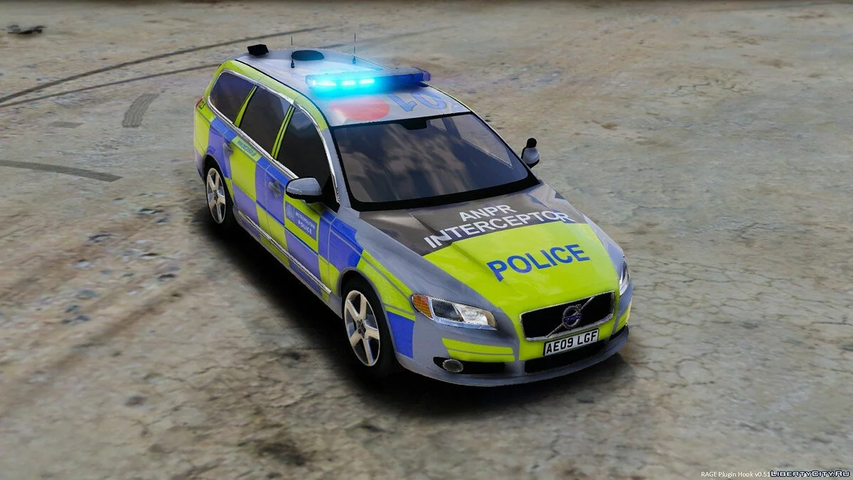 Met Police Volvo V70 [ELS] 1.0 / GTA 5