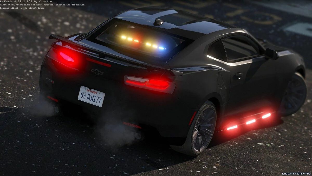 Непомітний Camaro ZL1 1.0 2017 року / GTA 5