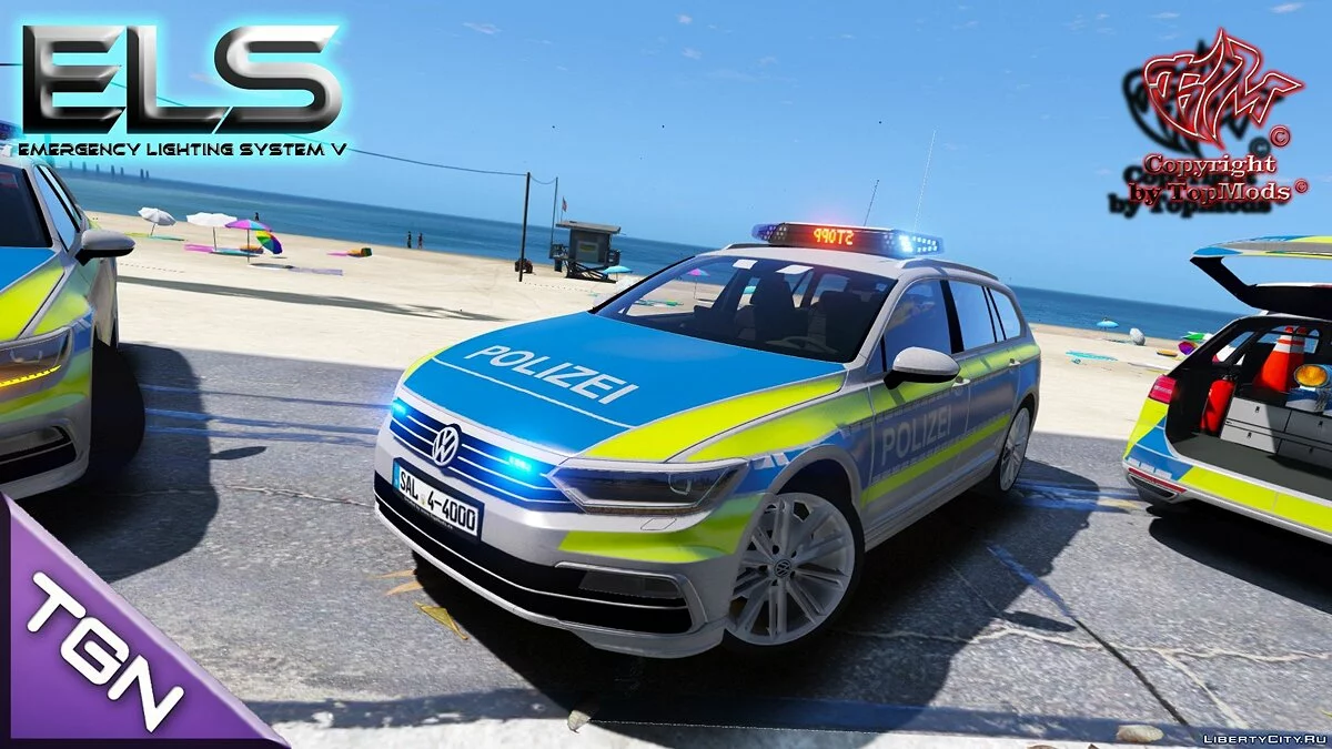 Volkswagen Passat B8 Autobahnpolizei DBS 4000 / GTA 5