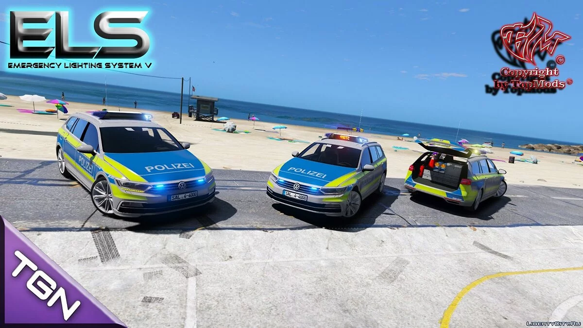 Volkswagen Passat B8 Autobahnpolizei DBS 4000 / GTA 5