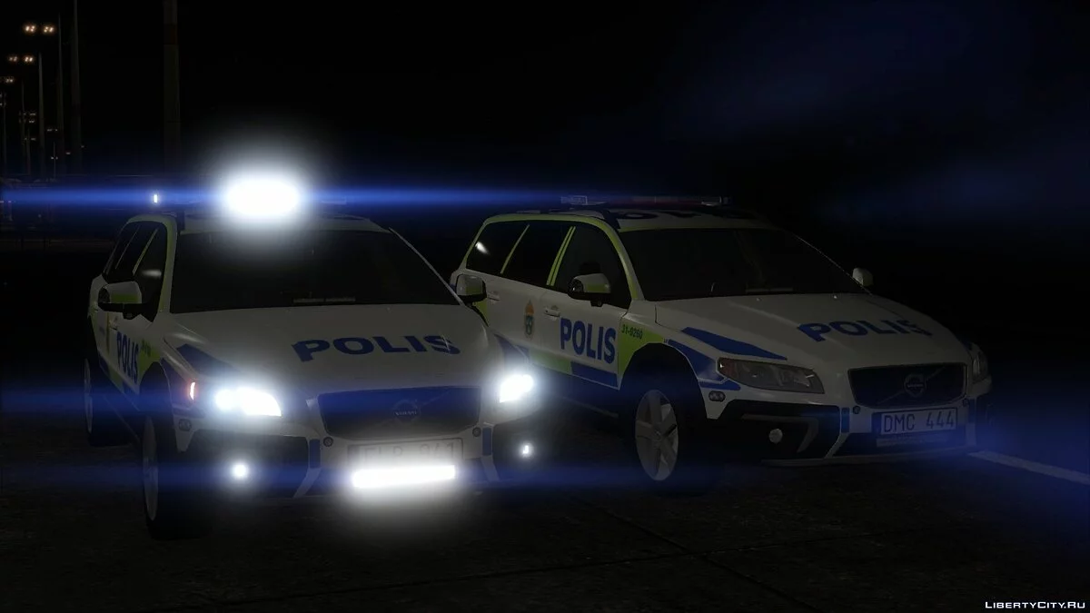 2016 Volvo XC70 Swedish Police [ELS] 1.1 / GTA 5