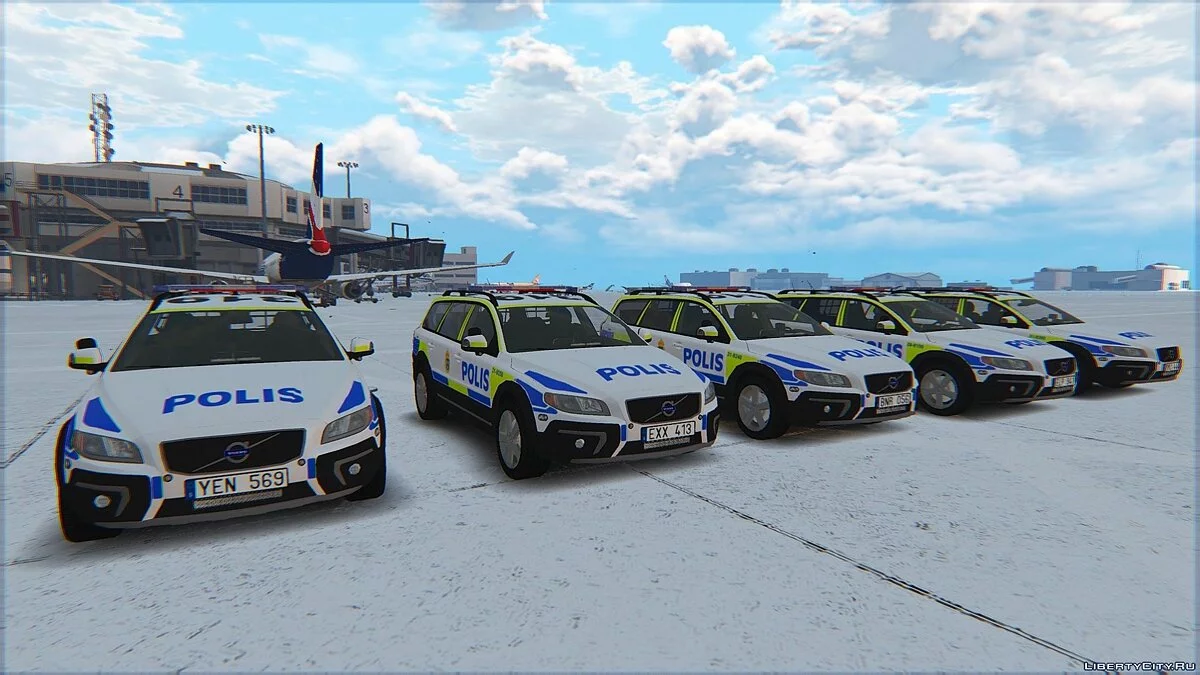 2016 Volvo XC70 Swedish Police [ELS] 1.1 / GTA 5
