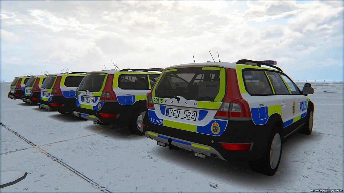 2016 Volvo XC70 Swedish Police [ELS] 1.1 / GTA 5