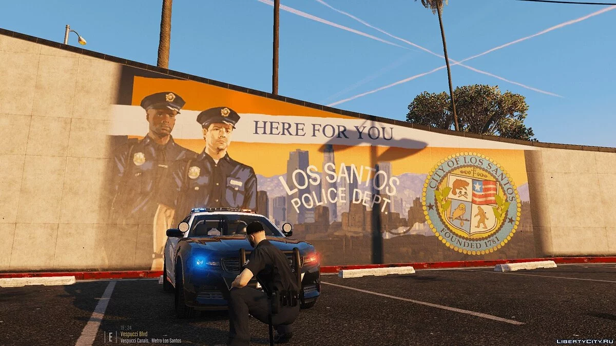 Fictional 2016 LAPD Style Dodge Charger [ELS] / GTA 5