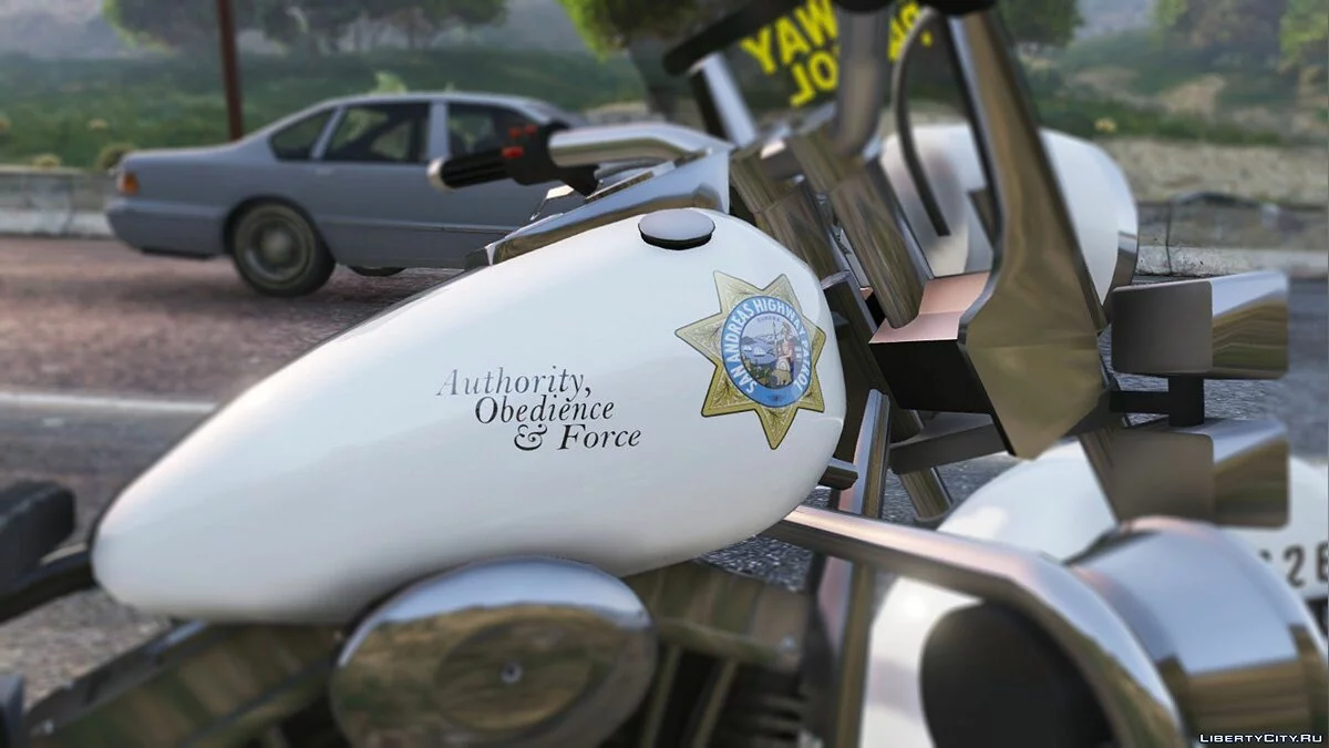 Bicicleta de Policía SAHP Vanilla [ELS] 1.1.0 / GTA 5