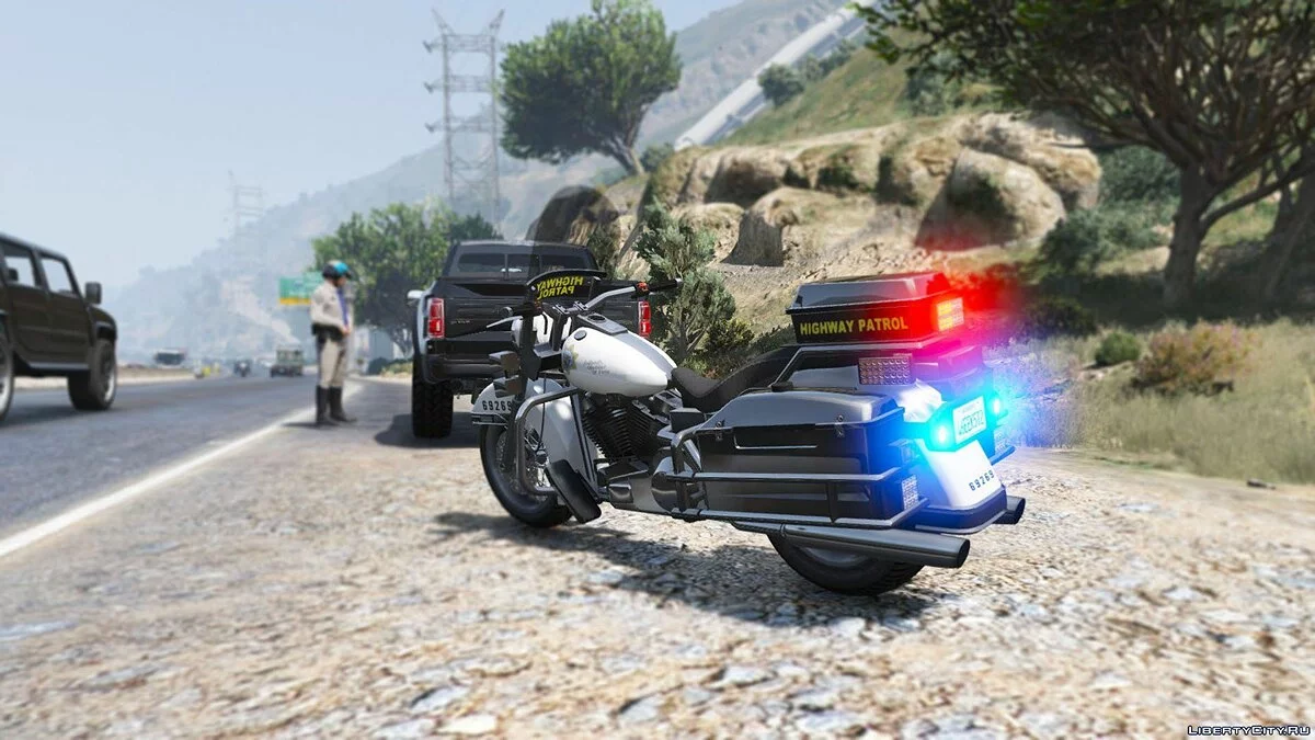 Bicicleta de Policía SAHP Vanilla [ELS] 1.1.0 / GTA 5