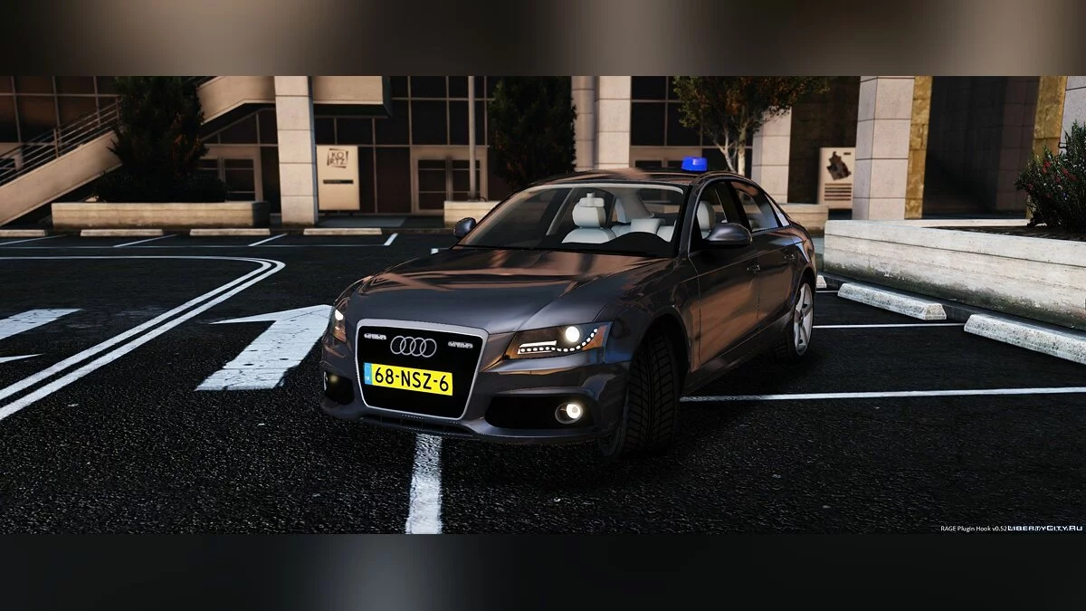 未标记的奥迪A4 [解锁] [ELS] 1.1 / GTA 5