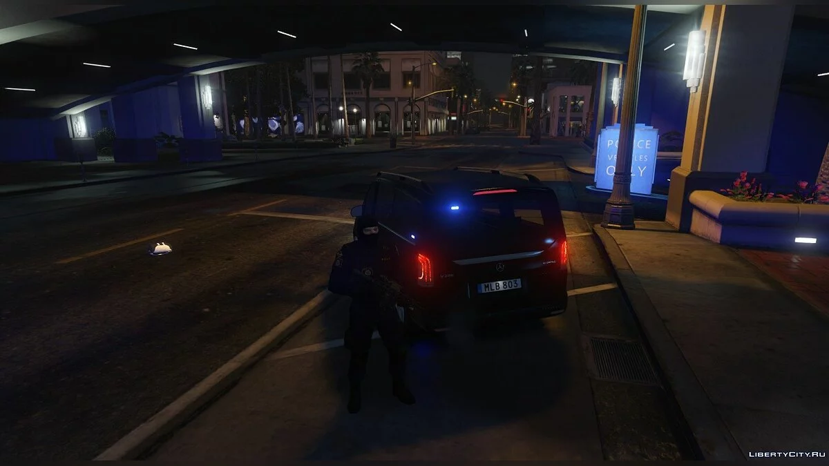 2016年梅赛德斯v250无标瑞典警察[ELS] / GTA 5