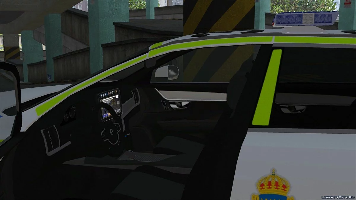 2017 Volvo V90 Swedish Police [ELS] 1.0 / GTA 5