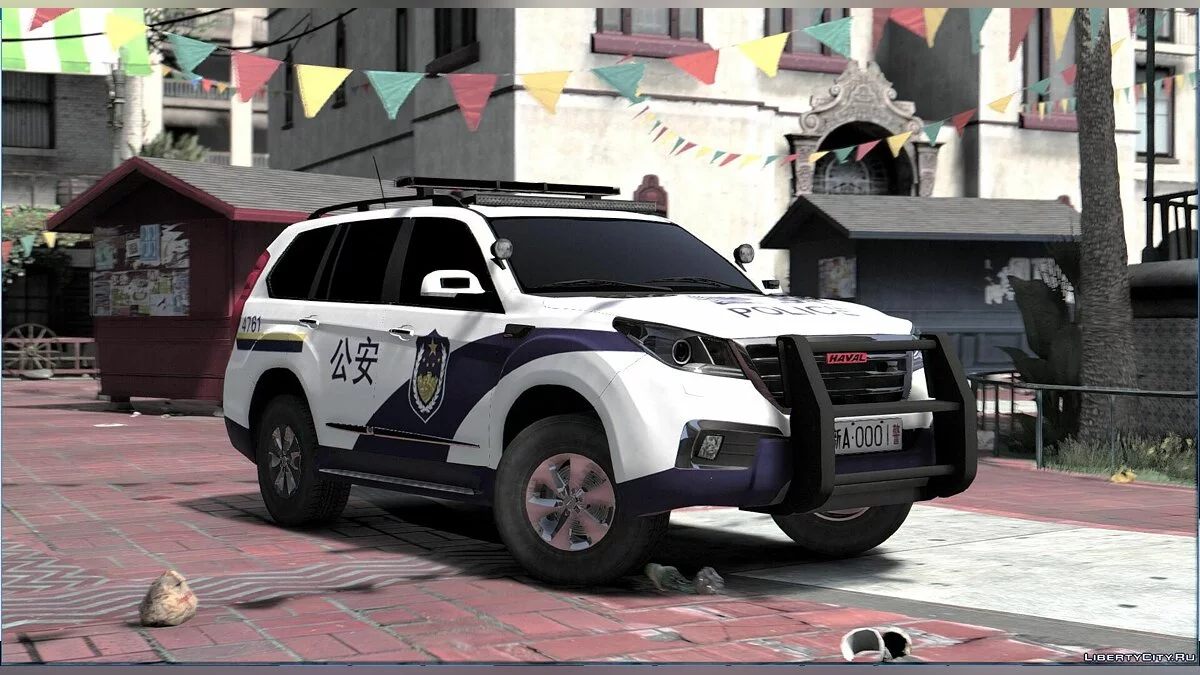 Great Wall Haval H9 Policía [Reemplazo] 1.1 / GTA 5