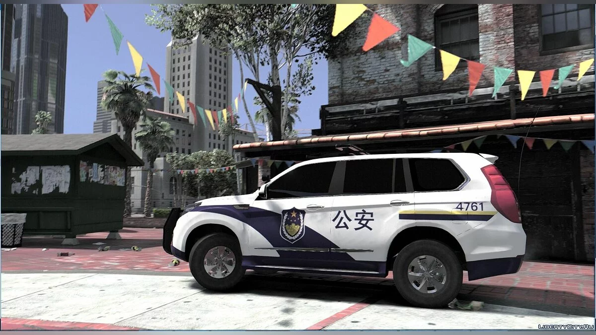 Great Wall Haval H9 Policía [Reemplazo] 1.1 / GTA 5