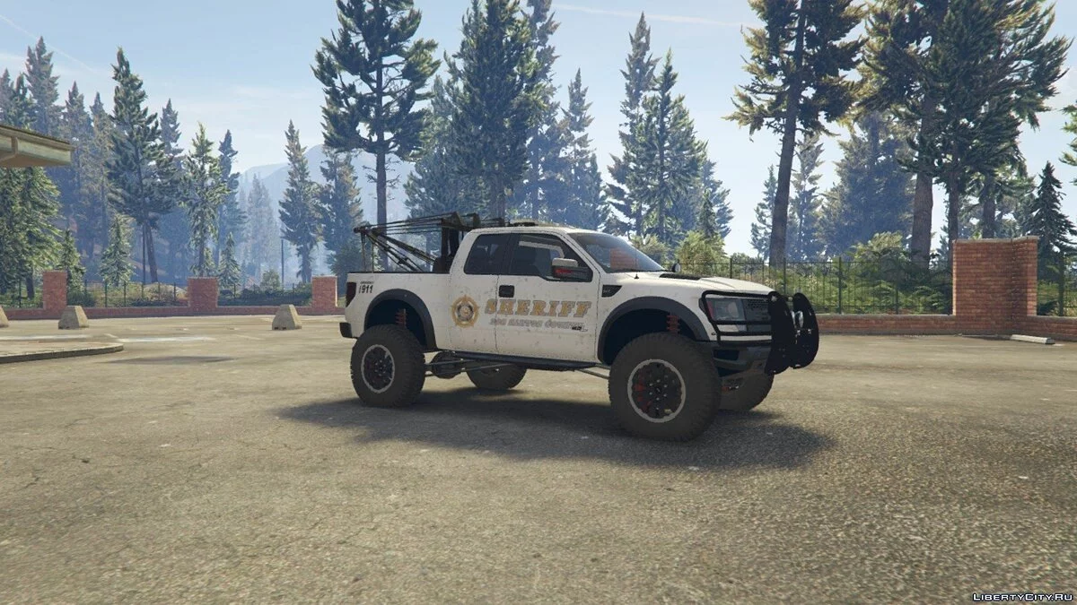 Grúa policial Raptor elevada versión ADD-ON / GTA 5