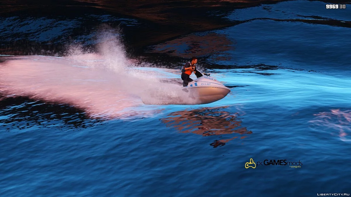 JetSki da Polícia de Segurança Pública Portuguesa + Reboque [Add-On] 2.0 / GTA 5