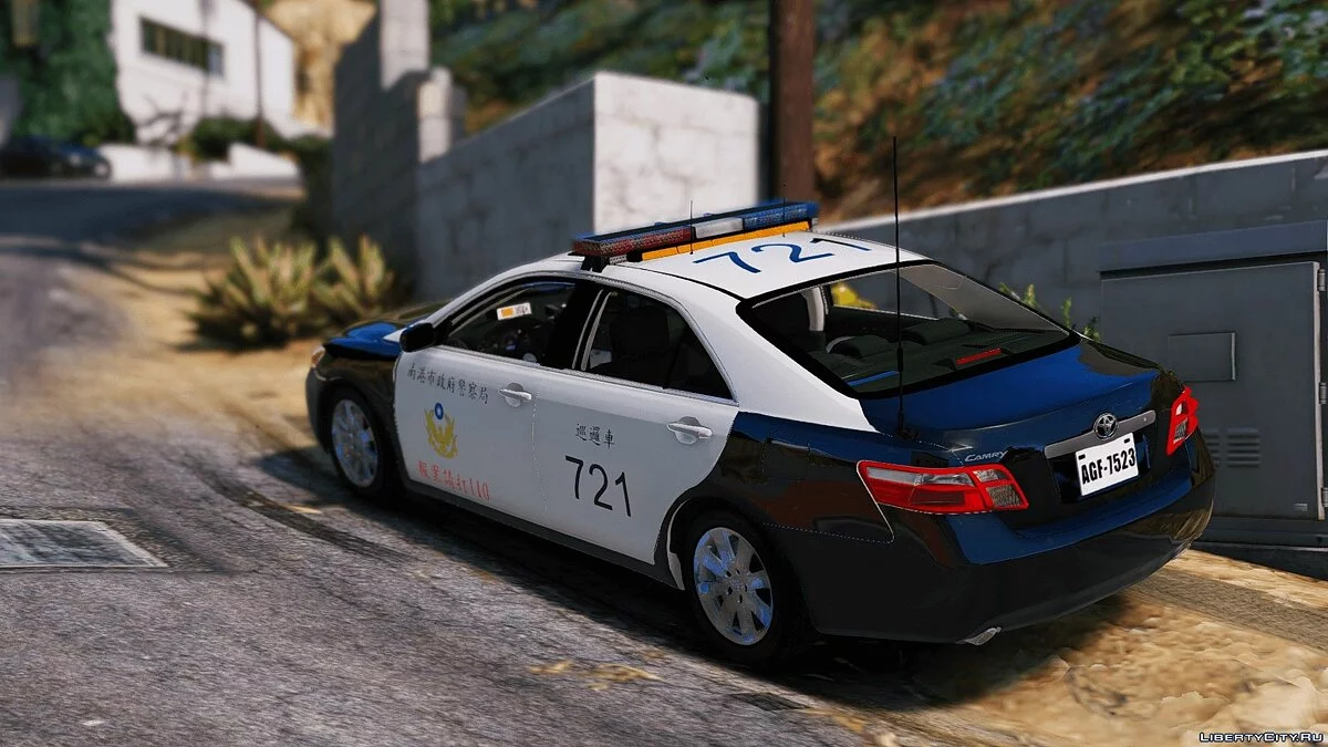 Toyota Camry Policía de Taiwán [Reemplazo | Plantilla] 1.0 / GTA 5