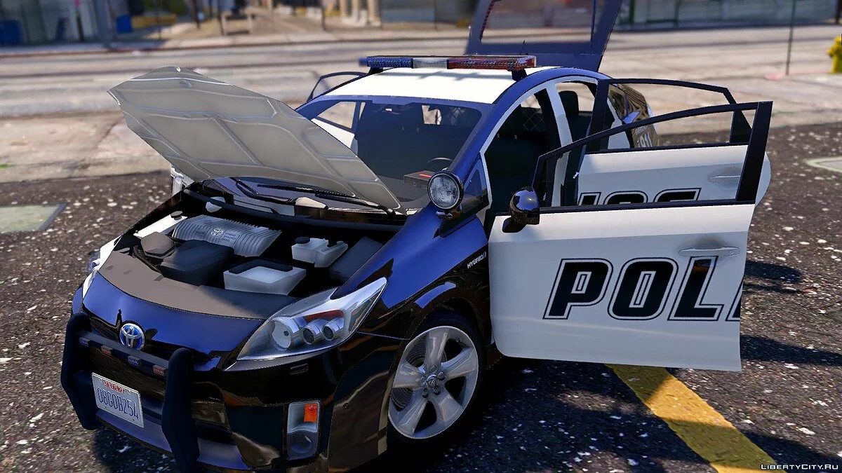 Toyota Prius Polizei [Ersetzen | Scheibenwischer | Vorlage] 1.0 / GTA 5
