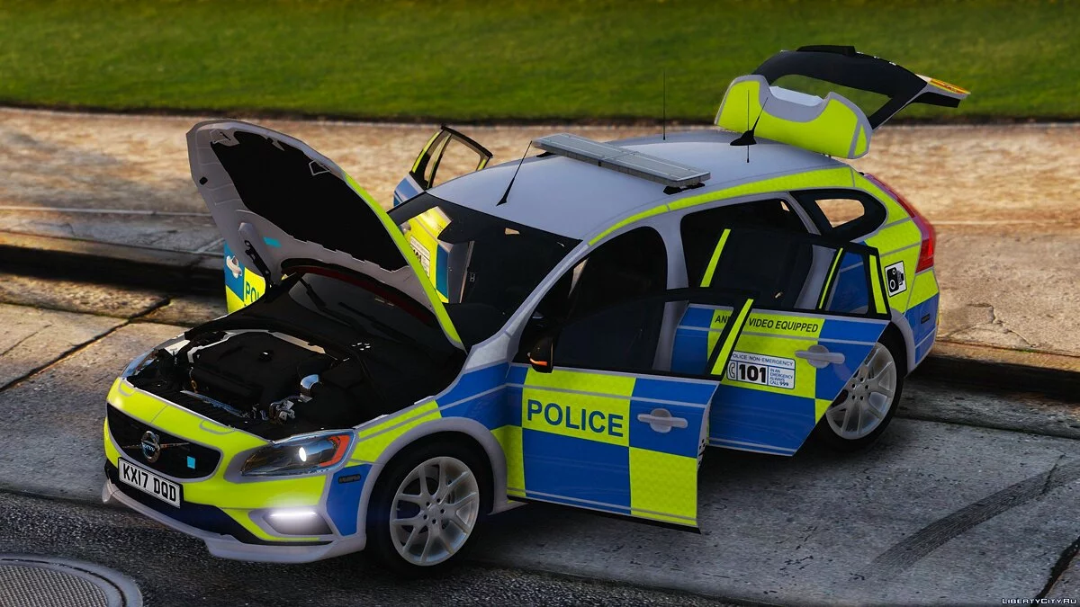 2016 Police Volvo S60 & V60 Polestar (ELS Pack) / GTA 5