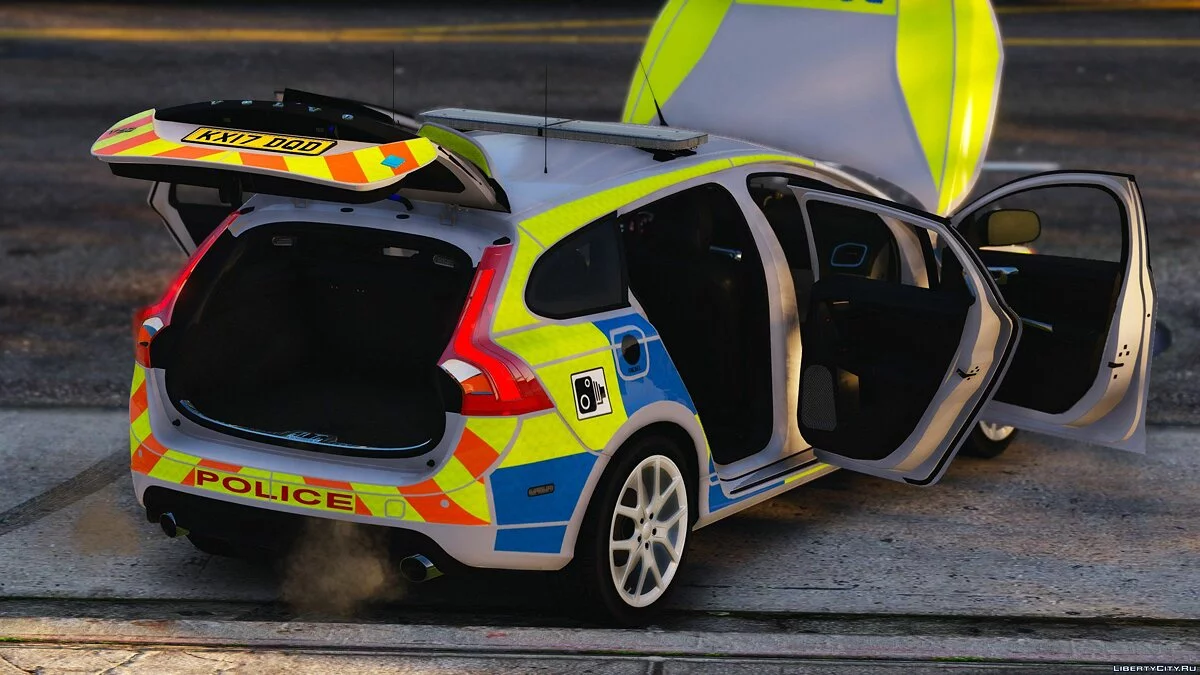 2016 Police Volvo S60 & V60 Polestar (ELS Pack) / GTA 5