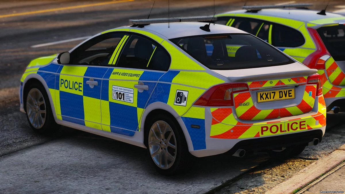 2016 Police Volvo S60 & V60 Polestar (ELS Pack) / GTA 5