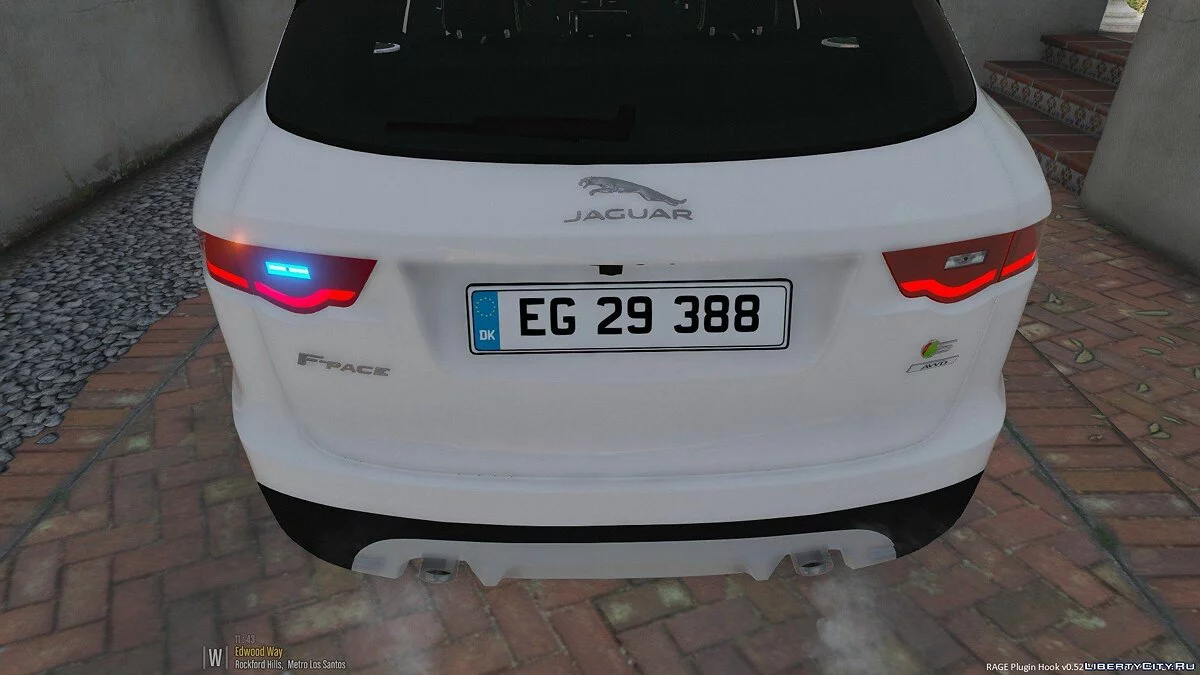Jaguar de Policía Danés Sin Marcas (ELS) 1.1 / GTA 5
