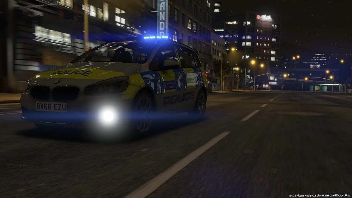 Policía Metropolitana 2017 BMW 2 Series Grand Tourer ELS / GTA 5