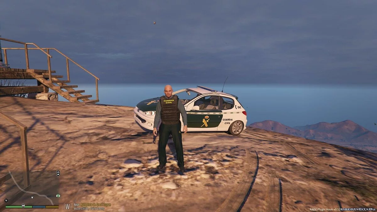 Peugeot 206 Guarda Civil 1.0 / GTA 5