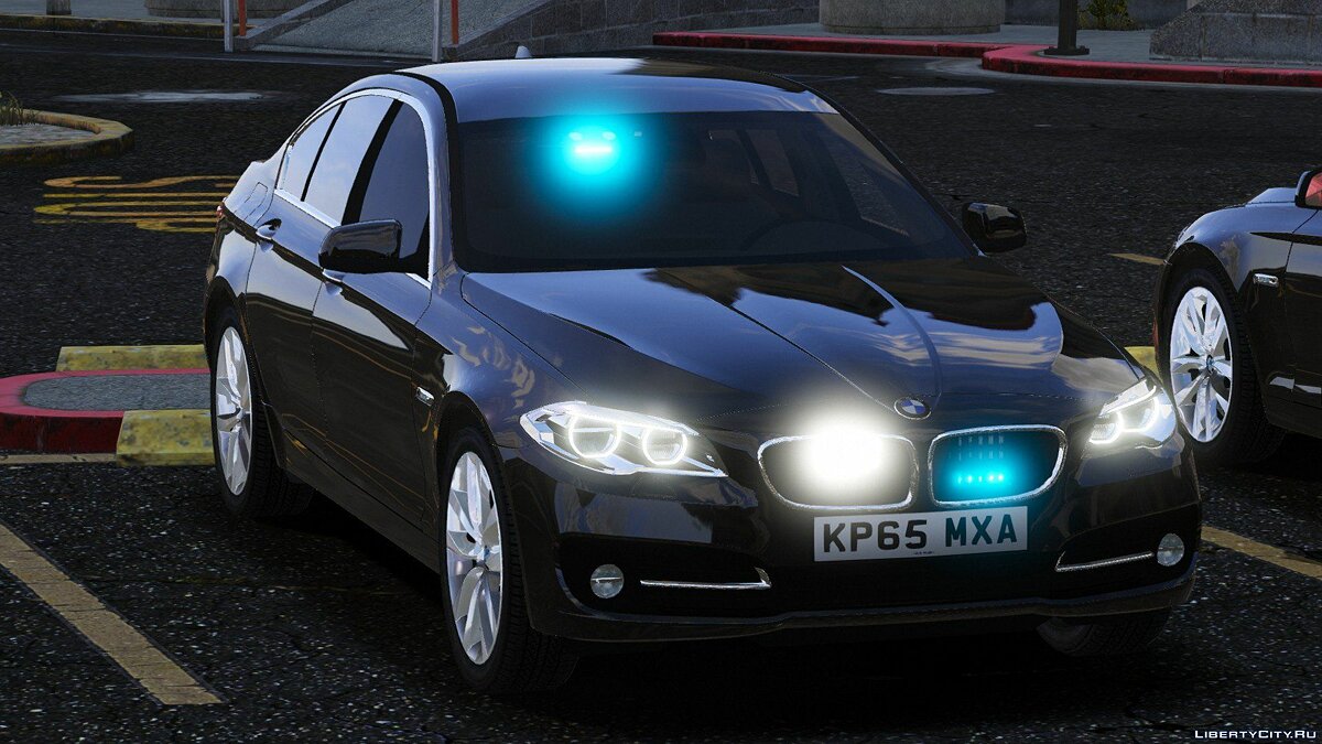 Download Unmarked BMW 530d 2015 [ELS] 1.0 for GTA 5