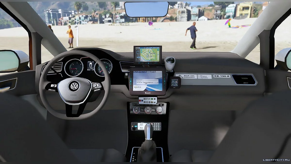 فولكس فاجن توران 2016 شرطة هولندية / Nederlandse Politie [ELS] 1.0 / جي تي أي 5