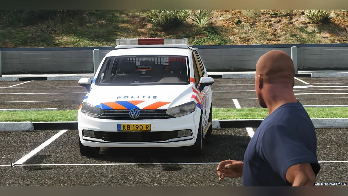 فولكس فاجن توران 2016 شرطة هولندية / Nederlandse Politie [ELS] 1.0 / جي تي أي 5