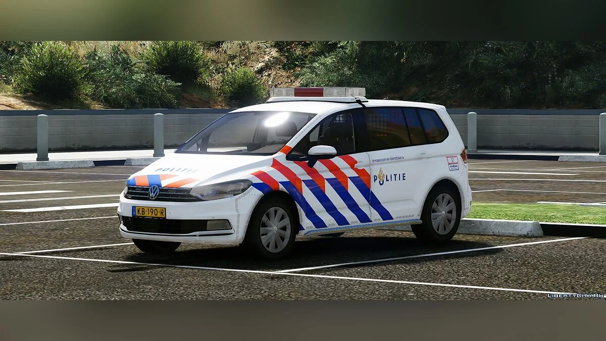 فولكس فاجن توران 2016 شرطة هولندية / Nederlandse Politie [ELS] 1.0 / جي تي أي 5