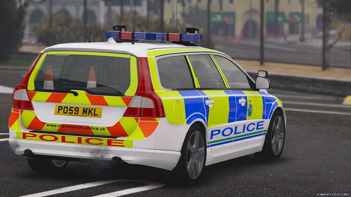 Policía de Merseyside RPU Volvo V70 2011 [ELS] 1.0 / GTA 5