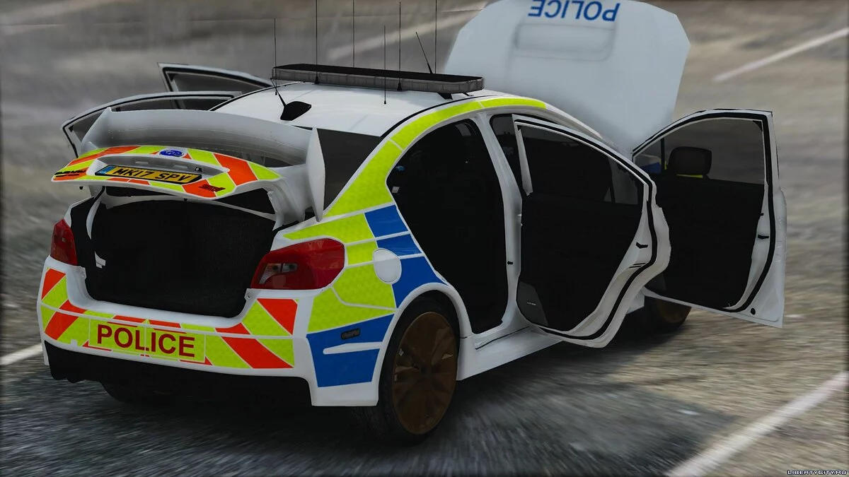 Subaru Impreza WRX Policía 2017 [Reemplazo | ELS] V1 / GTA 5