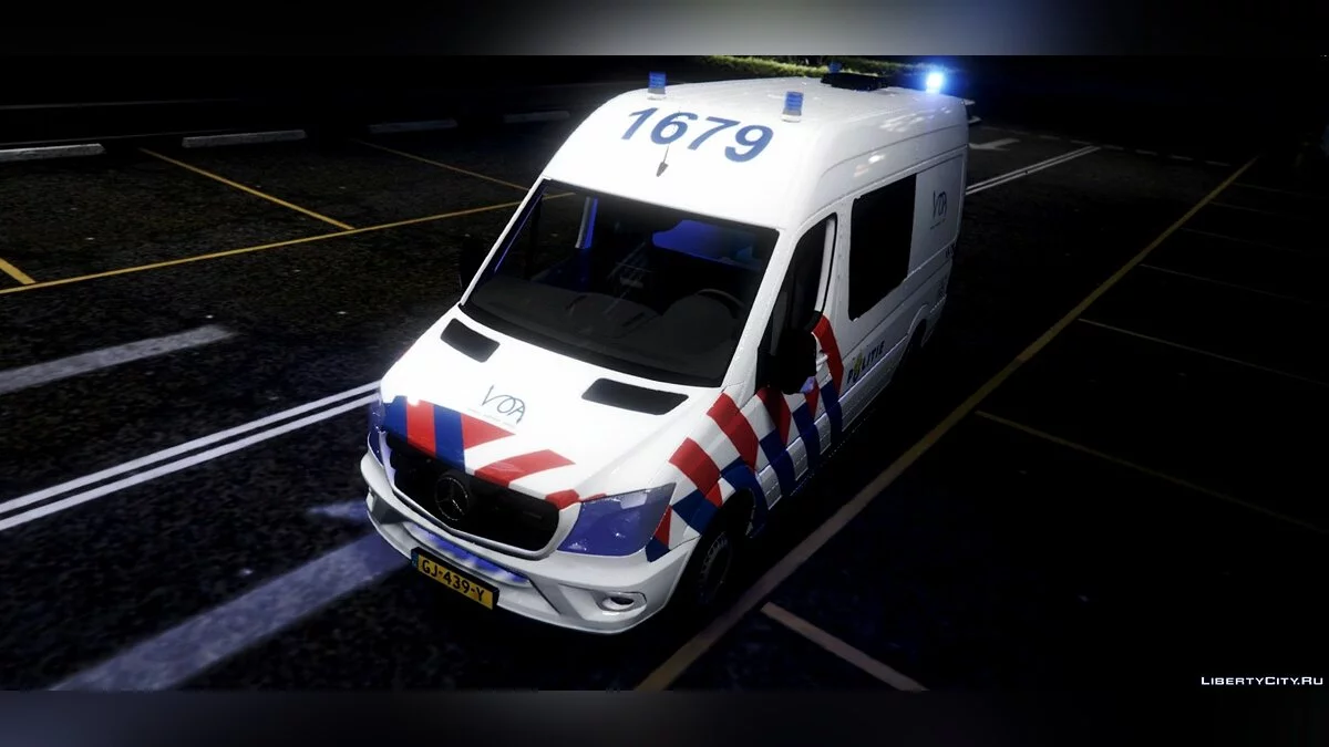 Mercedes Benz Sprinter 2015 Police néerlandaise / Nederlandse Politie VOA 1.0 / GTA 5