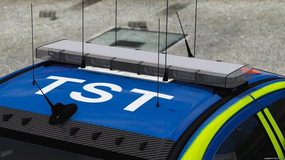 Поліцейський Mitsubishi Evo X (ELS увімкнено) [Замінити] V1 / GTA 5