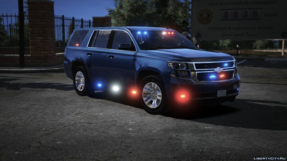 Download Unmarked (ELS) 2015 Chevy Tahoe PPV 1.0 for GTA 5