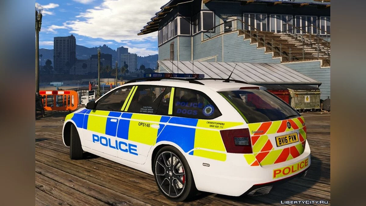 Поліція Західного Мідлендса Skoda Octavia vRS Секція собак 1.0 / GTA 5