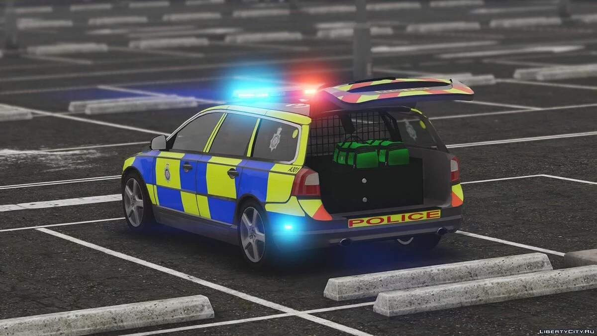 2010 Volvo V70 British Transport Police ARV [ELS] 1.0 / GTA 5